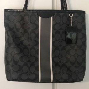 Coach Coated Signature Canvas Tote